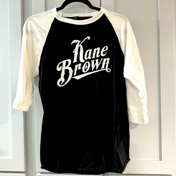Kane Brown Used to Love You Sober Tour Shirt Baseball Style sz Small 3/4 Sleeve - Picture 1 of 4